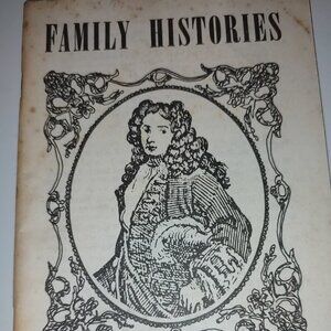 1969 Family Histories: Genealogical Book Company Handheld Pamphlet-Poor/AS IS